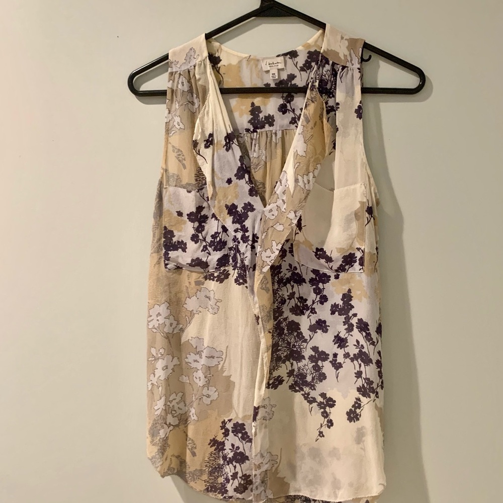 Silk top from Aritzia